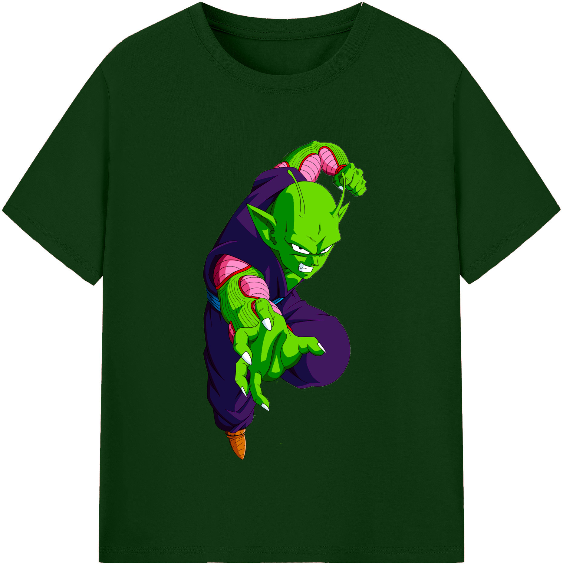 （画像用） ドラゴンボール ピッコロ DRAGON BALL Piccolo 綿100％半袖Tシャツ（フロントプリント）